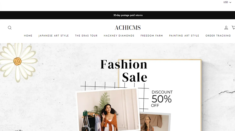 Achicms Reviews 2024: Is it a legit clothing store?